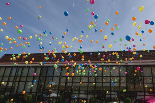 Zdjęcie kolorowych balonów